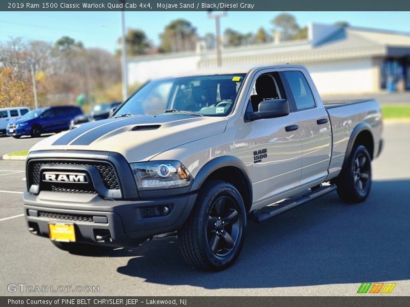 Mojave Sand / Black/Diesel Gray 2019 Ram 1500 Classic Warlock Quad Cab 4x4