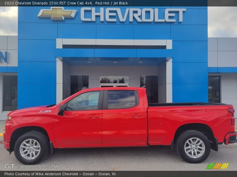 Red Hot / Jet Black 2020 Chevrolet Silverado 1500 RST Crew Cab 4x4