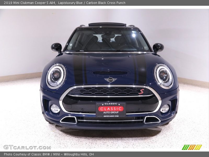 Lapisluxury Blue / Carbon Black Cross Punch 2019 Mini Clubman Cooper S All4