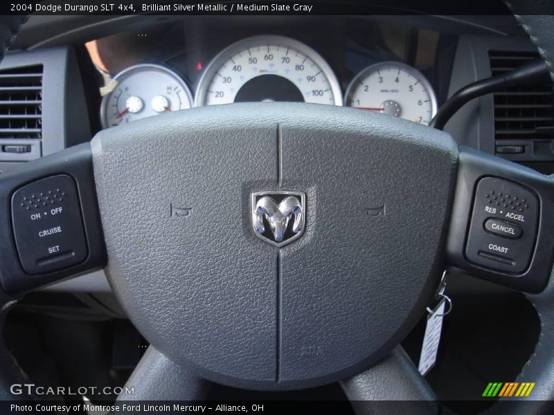 Brilliant Silver Metallic / Medium Slate Gray 2004 Dodge Durango SLT 4x4