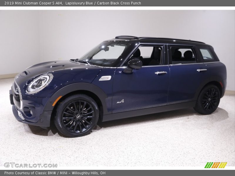 Lapisluxury Blue / Carbon Black Cross Punch 2019 Mini Clubman Cooper S All4