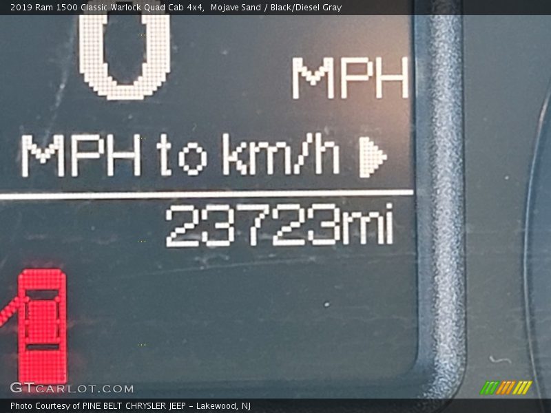 Mojave Sand / Black/Diesel Gray 2019 Ram 1500 Classic Warlock Quad Cab 4x4