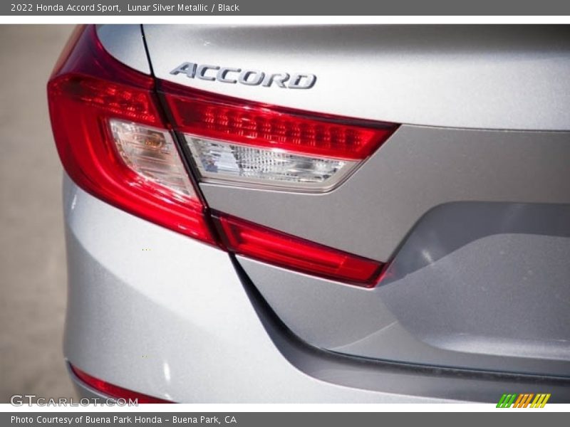 Lunar Silver Metallic / Black 2022 Honda Accord Sport