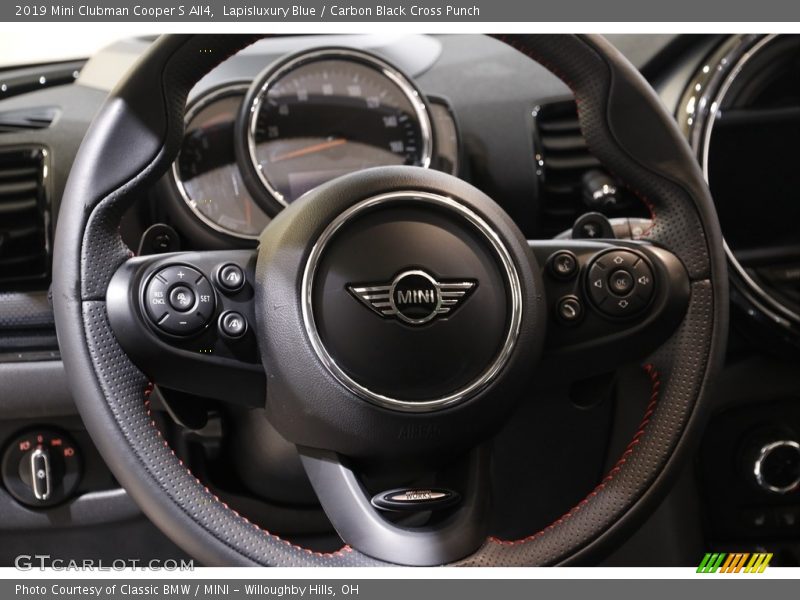 Lapisluxury Blue / Carbon Black Cross Punch 2019 Mini Clubman Cooper S All4