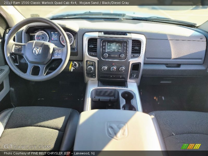 Mojave Sand / Black/Diesel Gray 2019 Ram 1500 Classic Warlock Quad Cab 4x4