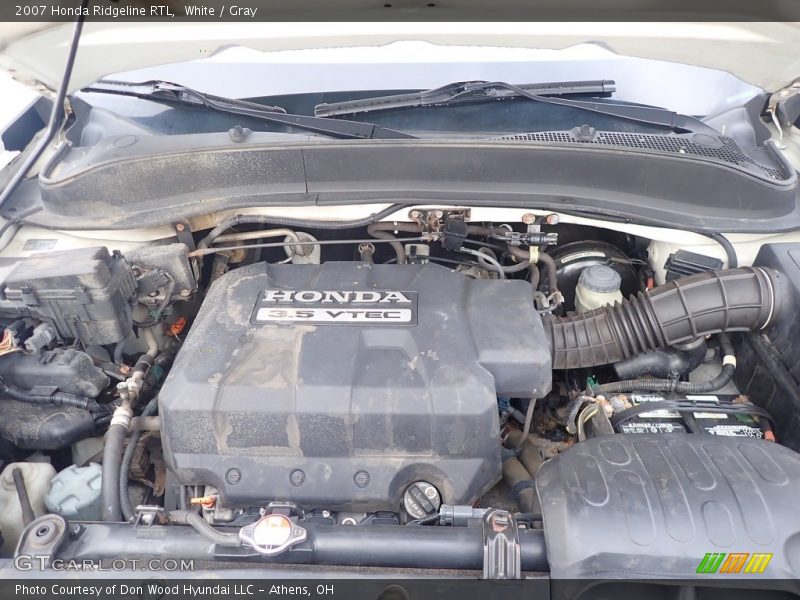 White / Gray 2007 Honda Ridgeline RTL