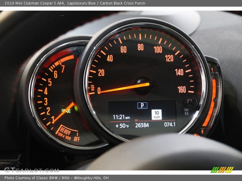 Lapisluxury Blue / Carbon Black Cross Punch 2019 Mini Clubman Cooper S All4