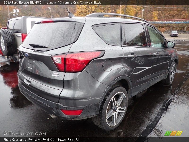 Magnetic / Chromite Gray/Charcoal Black 2019 Ford Escape SEL 4WD
