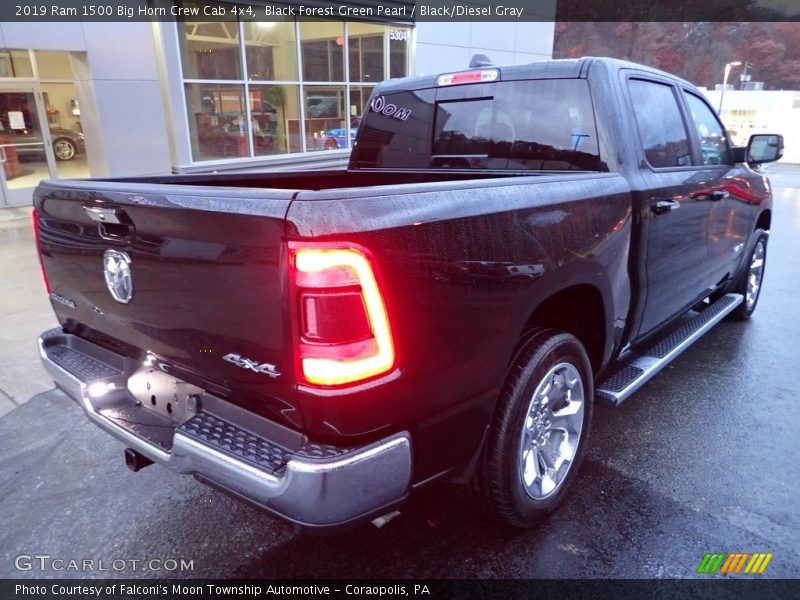 Black Forest Green Pearl / Black/Diesel Gray 2019 Ram 1500 Big Horn Crew Cab 4x4