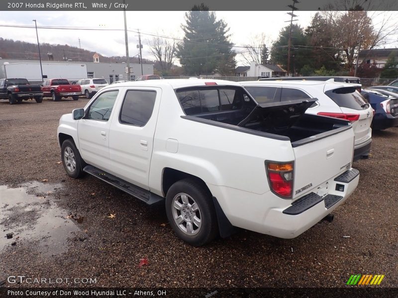 White / Gray 2007 Honda Ridgeline RTL