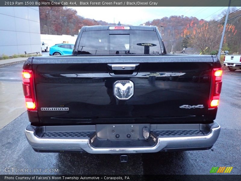 Black Forest Green Pearl / Black/Diesel Gray 2019 Ram 1500 Big Horn Crew Cab 4x4
