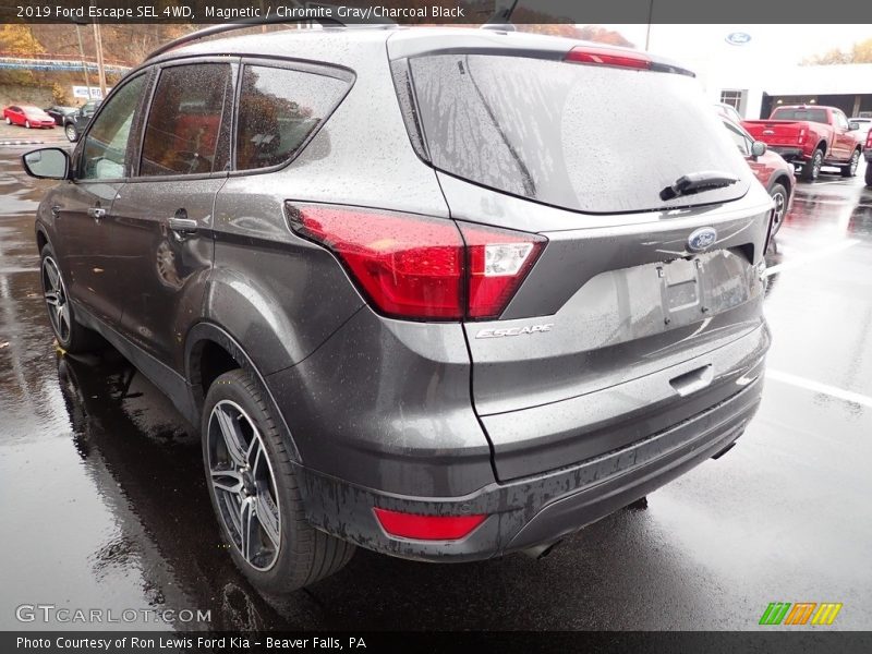 Magnetic / Chromite Gray/Charcoal Black 2019 Ford Escape SEL 4WD