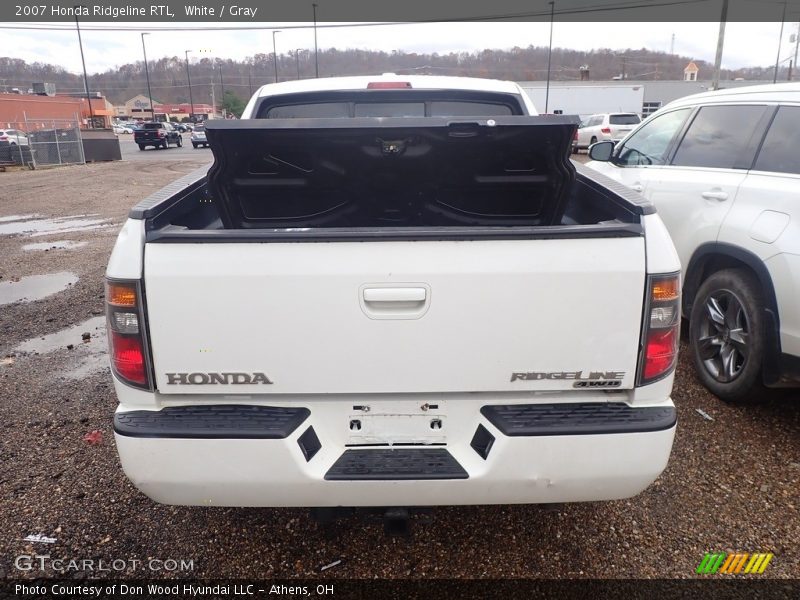 White / Gray 2007 Honda Ridgeline RTL