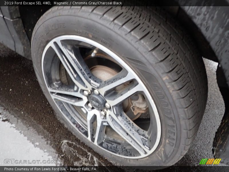 Magnetic / Chromite Gray/Charcoal Black 2019 Ford Escape SEL 4WD