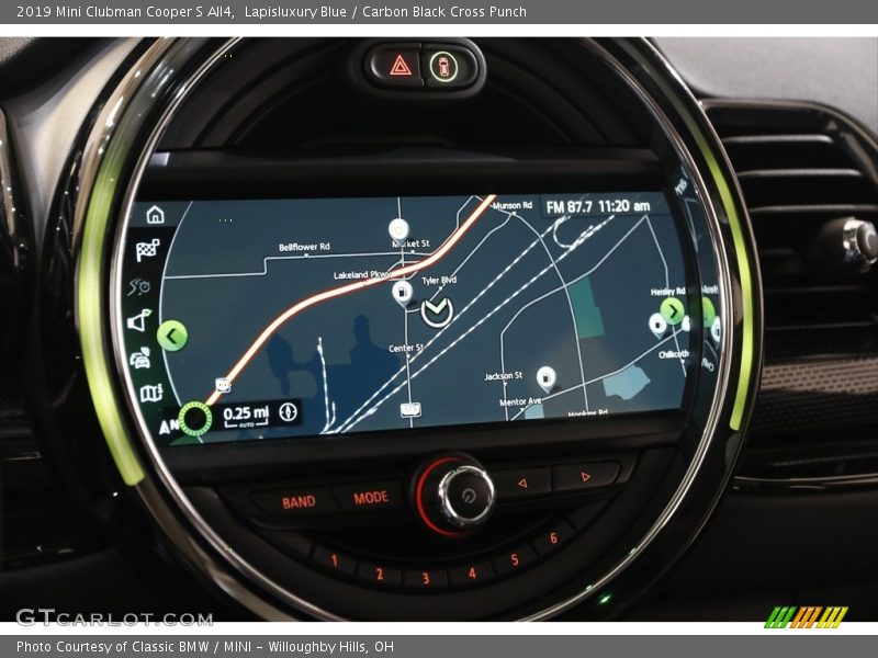 Lapisluxury Blue / Carbon Black Cross Punch 2019 Mini Clubman Cooper S All4