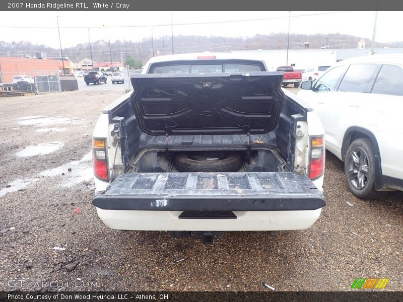 White / Gray 2007 Honda Ridgeline RTL