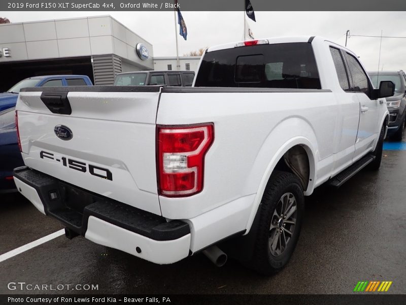 Oxford White / Black 2019 Ford F150 XLT SuperCab 4x4