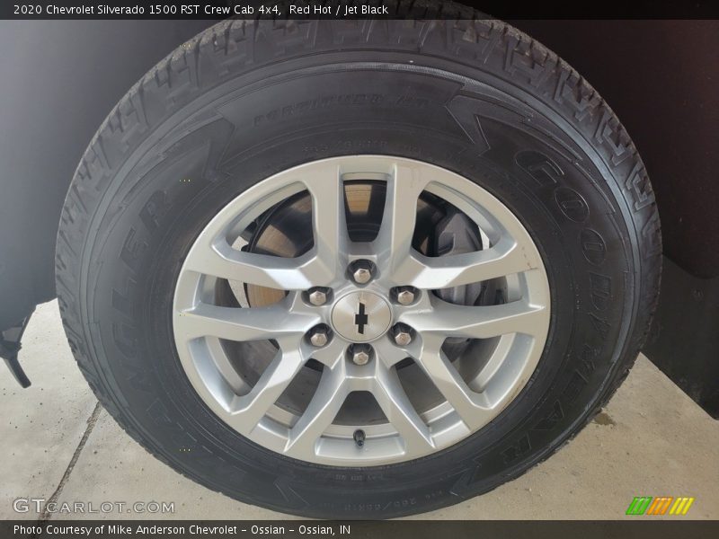 Red Hot / Jet Black 2020 Chevrolet Silverado 1500 RST Crew Cab 4x4