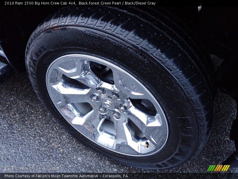 Black Forest Green Pearl / Black/Diesel Gray 2019 Ram 1500 Big Horn Crew Cab 4x4