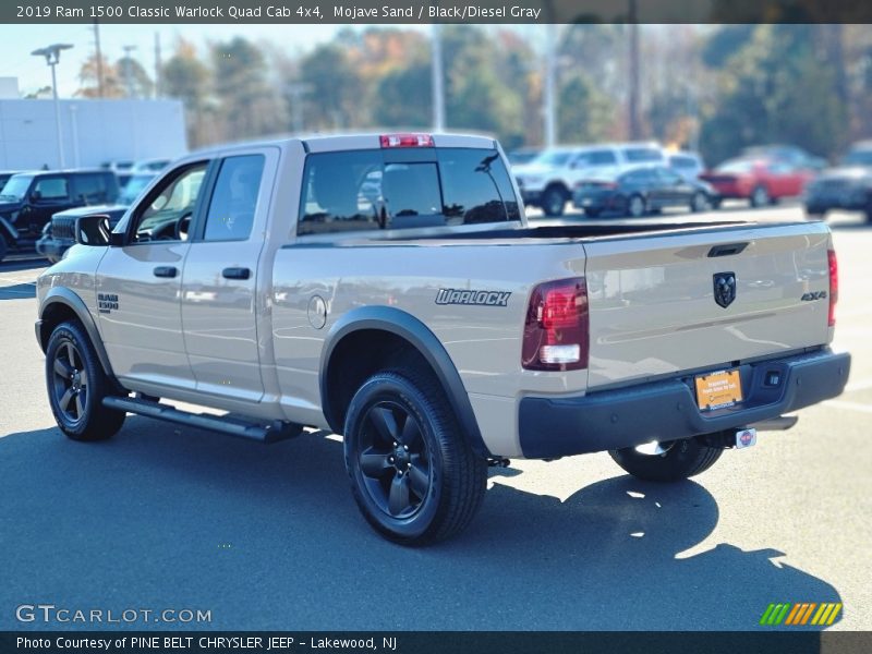 Mojave Sand / Black/Diesel Gray 2019 Ram 1500 Classic Warlock Quad Cab 4x4