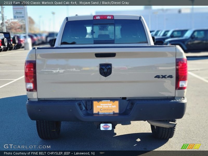Mojave Sand / Black/Diesel Gray 2019 Ram 1500 Classic Warlock Quad Cab 4x4