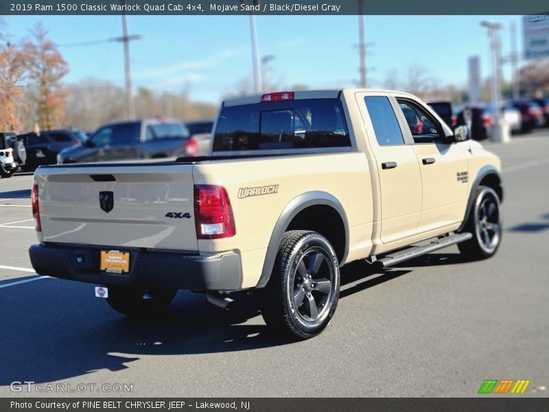 Mojave Sand / Black/Diesel Gray 2019 Ram 1500 Classic Warlock Quad Cab 4x4