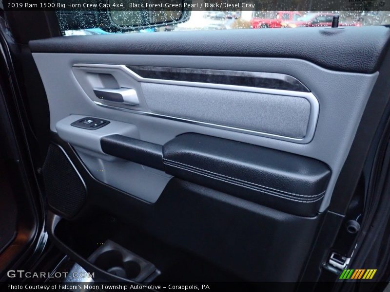 Black Forest Green Pearl / Black/Diesel Gray 2019 Ram 1500 Big Horn Crew Cab 4x4