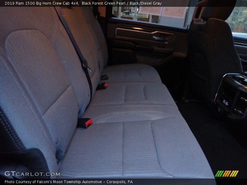Black Forest Green Pearl / Black/Diesel Gray 2019 Ram 1500 Big Horn Crew Cab 4x4