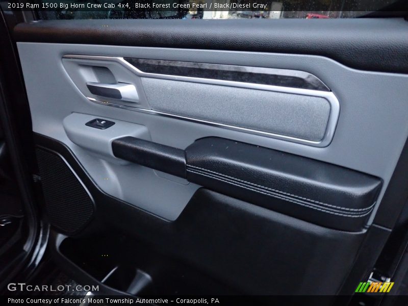 Black Forest Green Pearl / Black/Diesel Gray 2019 Ram 1500 Big Horn Crew Cab 4x4