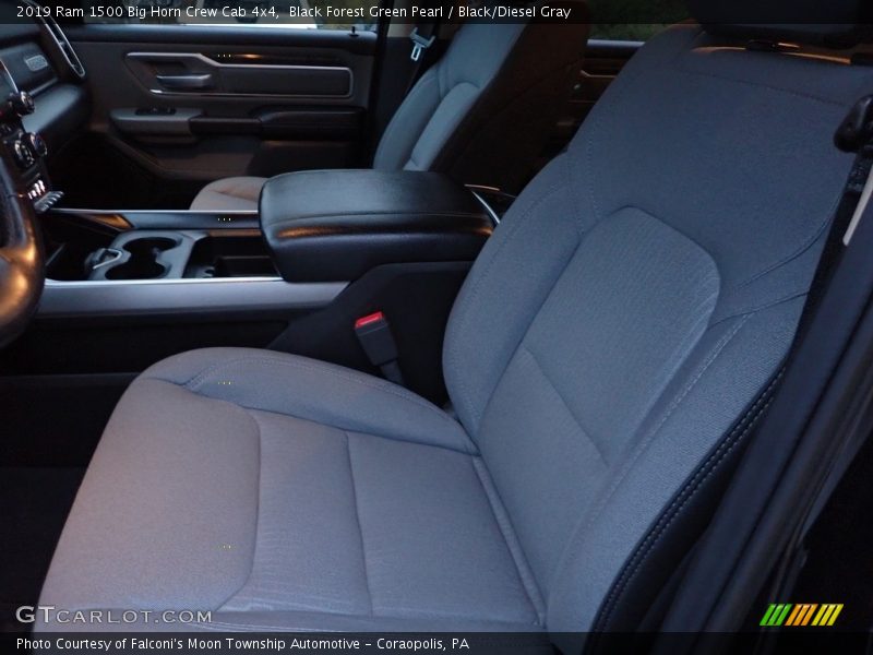 Black Forest Green Pearl / Black/Diesel Gray 2019 Ram 1500 Big Horn Crew Cab 4x4