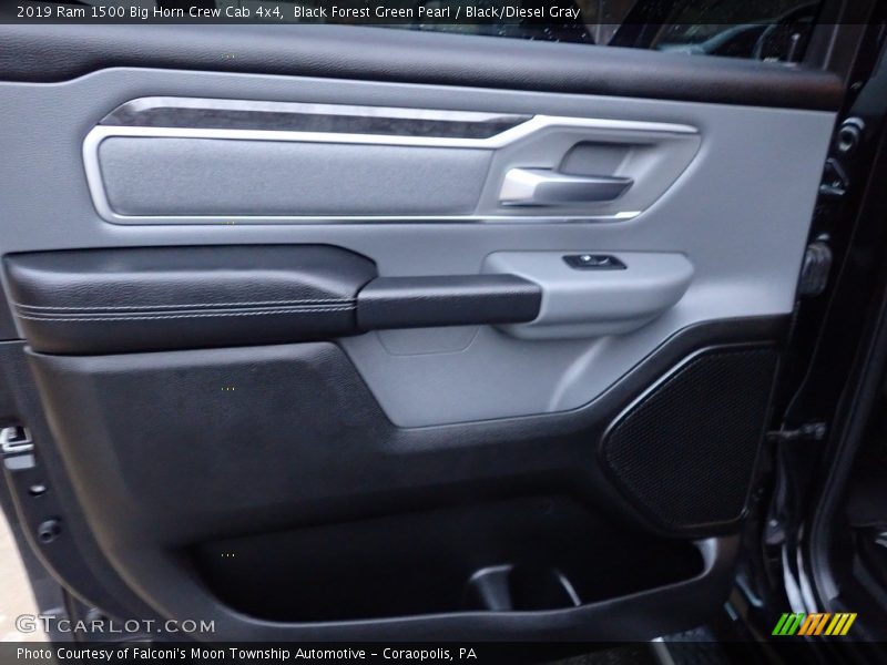 Black Forest Green Pearl / Black/Diesel Gray 2019 Ram 1500 Big Horn Crew Cab 4x4