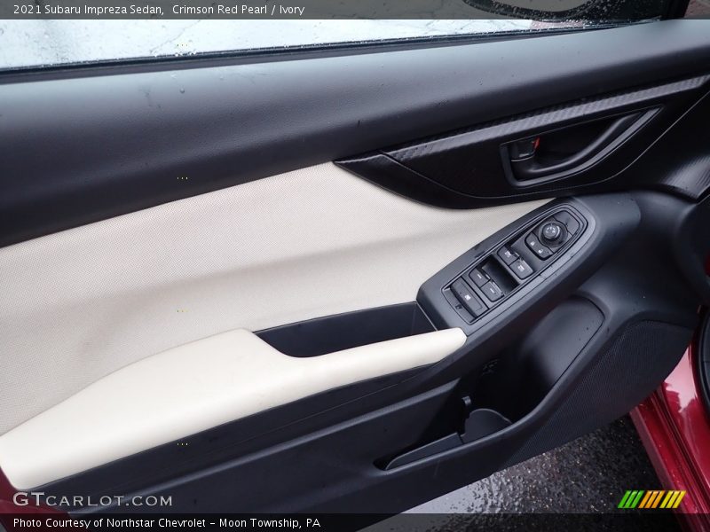 Crimson Red Pearl / Ivory 2021 Subaru Impreza Sedan