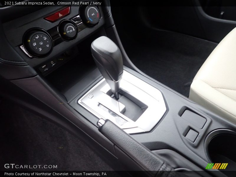 Crimson Red Pearl / Ivory 2021 Subaru Impreza Sedan