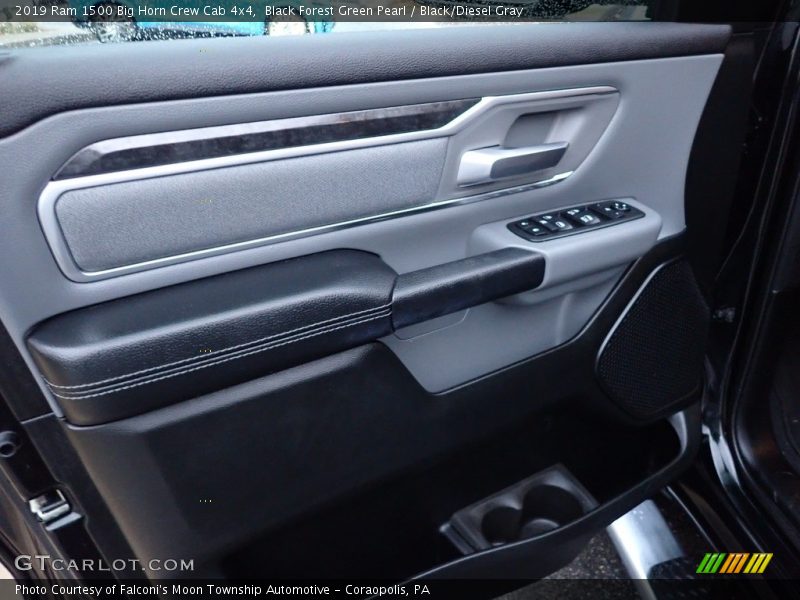 Black Forest Green Pearl / Black/Diesel Gray 2019 Ram 1500 Big Horn Crew Cab 4x4