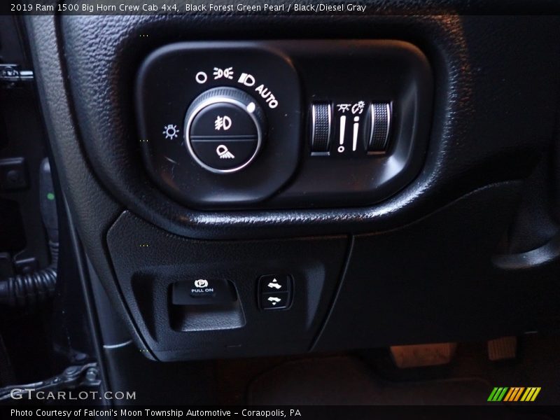 Black Forest Green Pearl / Black/Diesel Gray 2019 Ram 1500 Big Horn Crew Cab 4x4