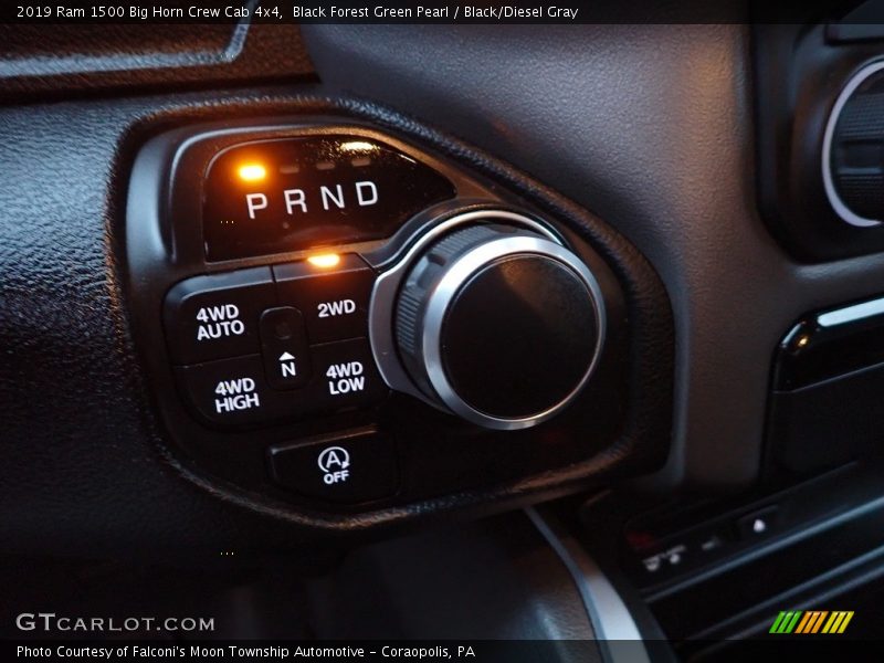 Black Forest Green Pearl / Black/Diesel Gray 2019 Ram 1500 Big Horn Crew Cab 4x4