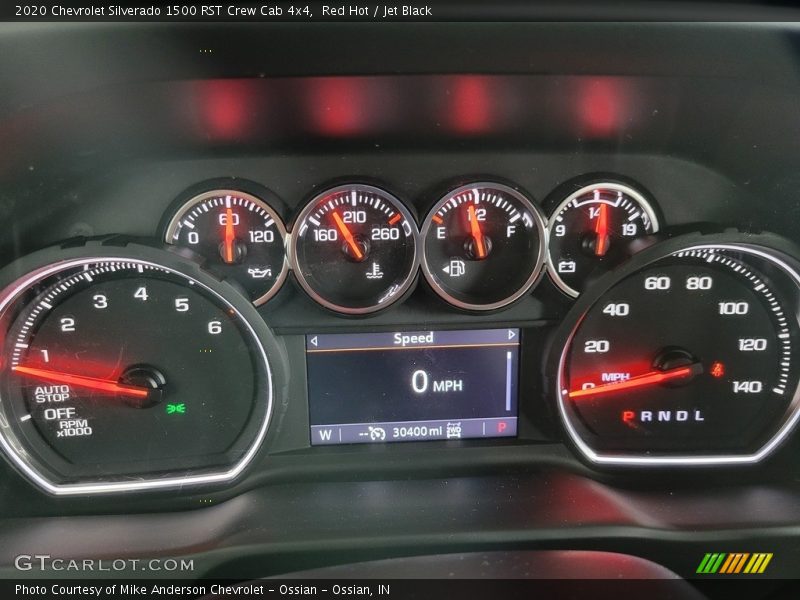 Red Hot / Jet Black 2020 Chevrolet Silverado 1500 RST Crew Cab 4x4