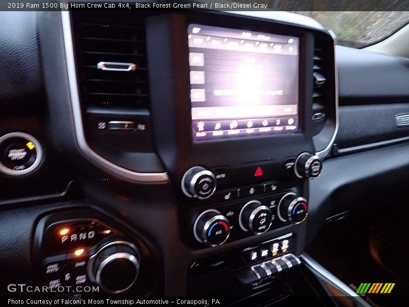 Black Forest Green Pearl / Black/Diesel Gray 2019 Ram 1500 Big Horn Crew Cab 4x4