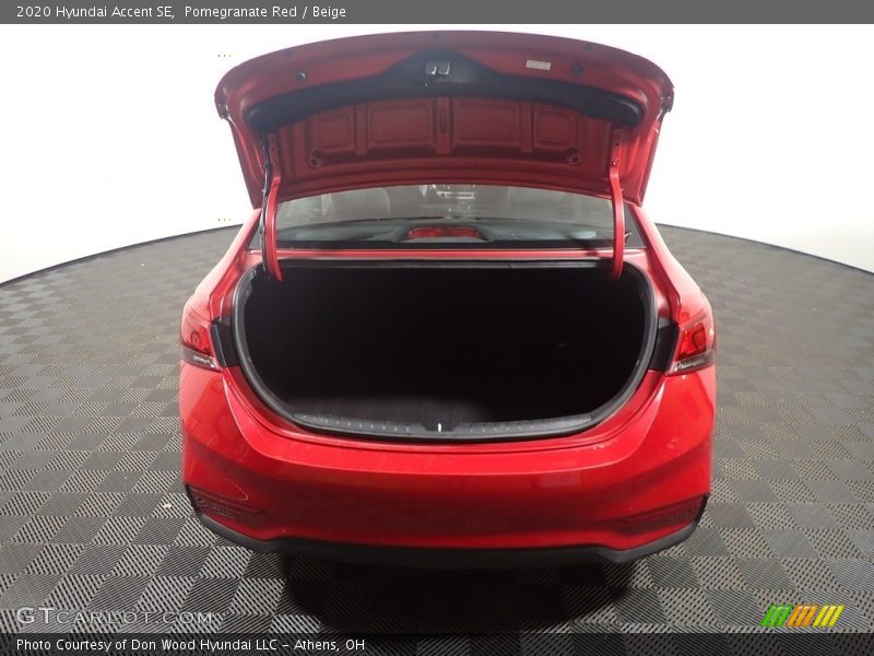 Pomegranate Red / Beige 2020 Hyundai Accent SE
