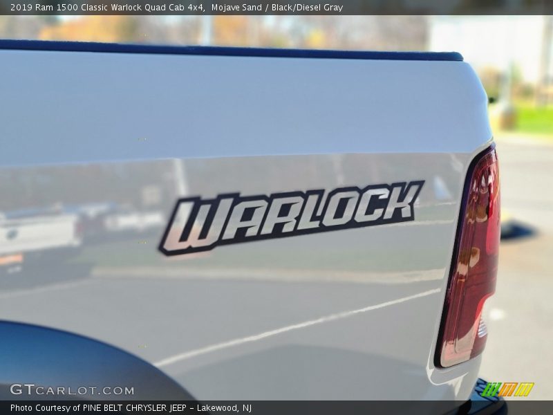 Mojave Sand / Black/Diesel Gray 2019 Ram 1500 Classic Warlock Quad Cab 4x4
