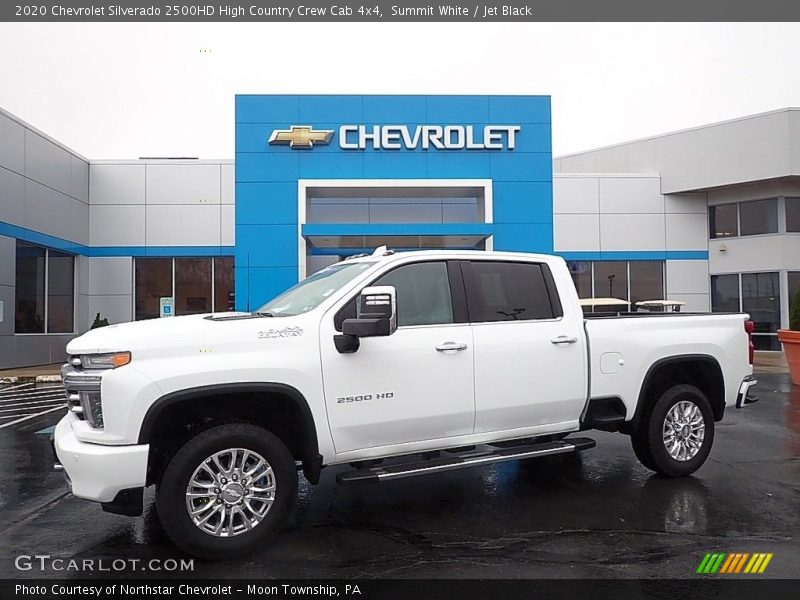 Summit White / Jet Black 2020 Chevrolet Silverado 2500HD High Country Crew Cab 4x4