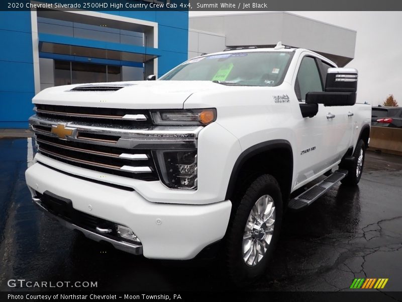 Summit White / Jet Black 2020 Chevrolet Silverado 2500HD High Country Crew Cab 4x4
