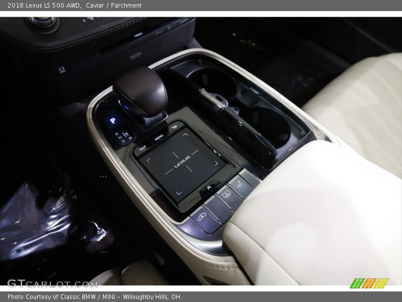 Caviar / Parchment 2018 Lexus LS 500 AWD