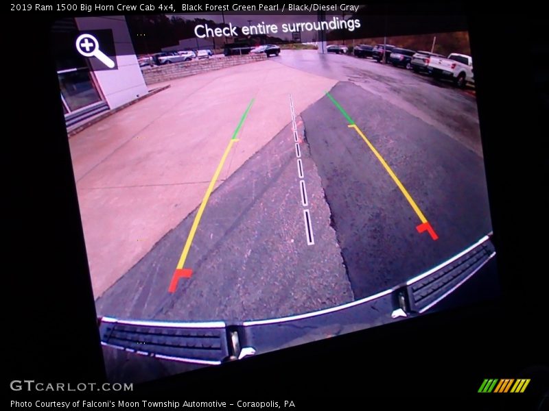 Black Forest Green Pearl / Black/Diesel Gray 2019 Ram 1500 Big Horn Crew Cab 4x4