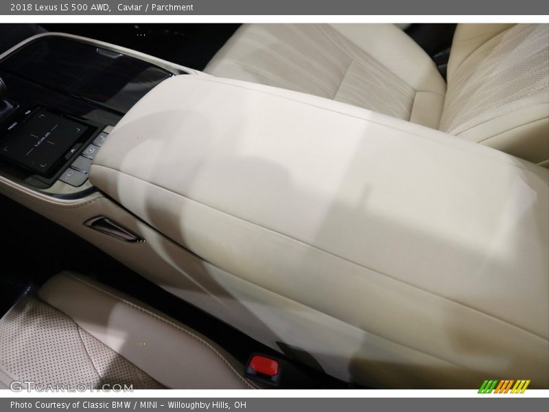 Caviar / Parchment 2018 Lexus LS 500 AWD