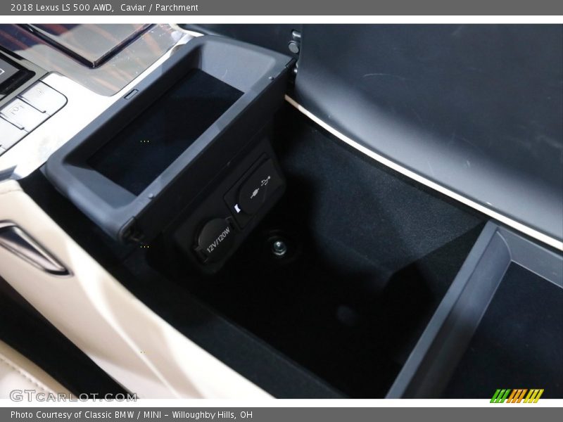 Caviar / Parchment 2018 Lexus LS 500 AWD