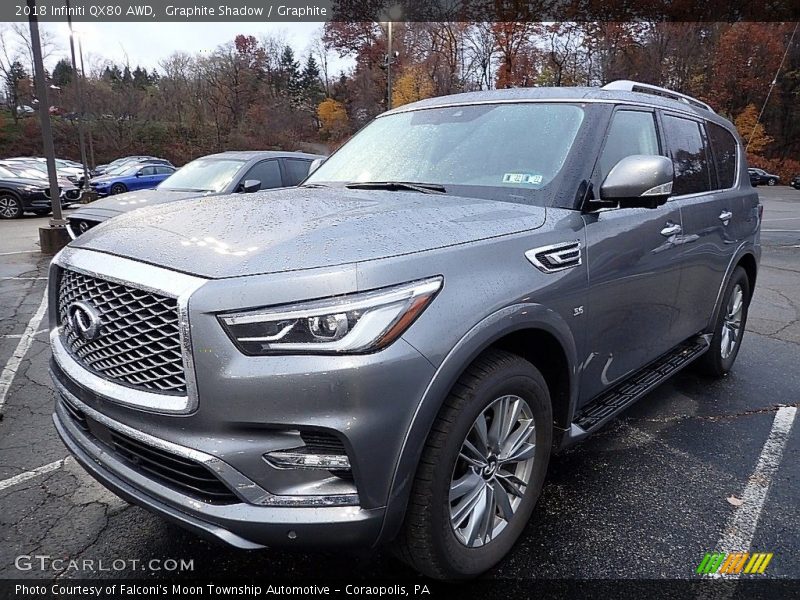 Front 3/4 View of 2018 QX80 AWD