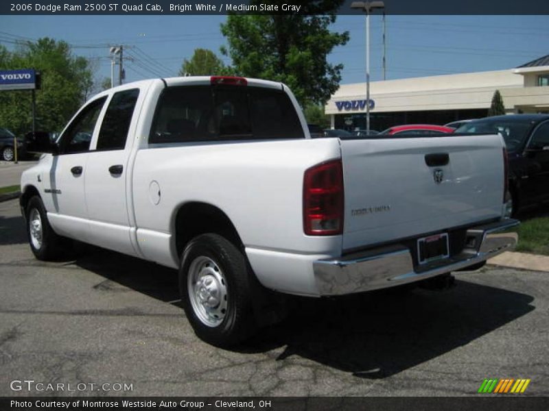 Bright White / Medium Slate Gray 2006 Dodge Ram 2500 ST Quad Cab