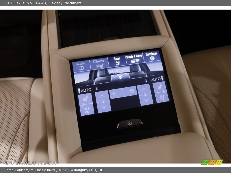 Caviar / Parchment 2018 Lexus LS 500 AWD