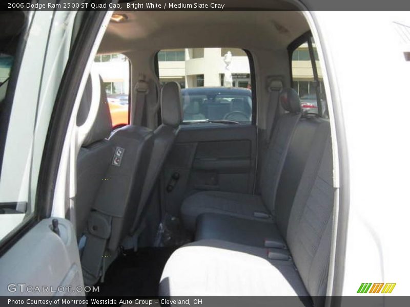 Bright White / Medium Slate Gray 2006 Dodge Ram 2500 ST Quad Cab